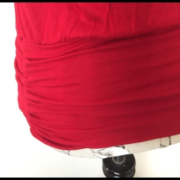 *G•U•S•B Red Slouch Top S - Picture 4 of 5